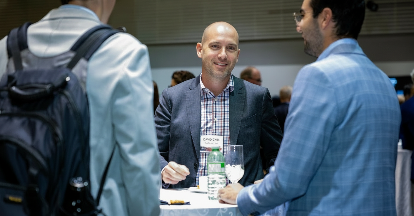 Healthcare professionals networking at Clinical Day